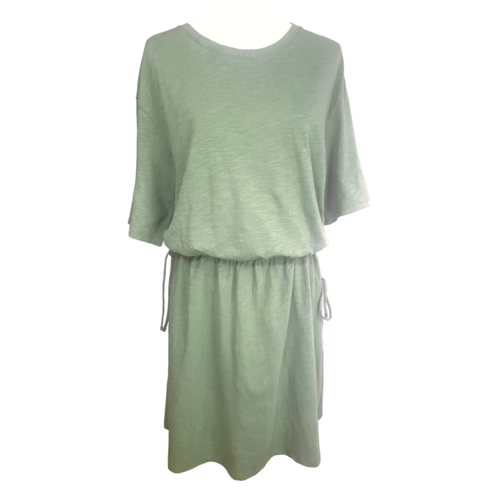Old Navy dress size L tall green khaki color